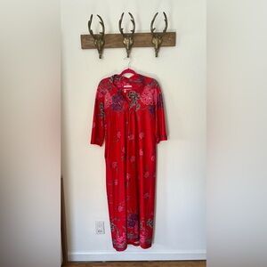 Vintage Ruby red caftan!